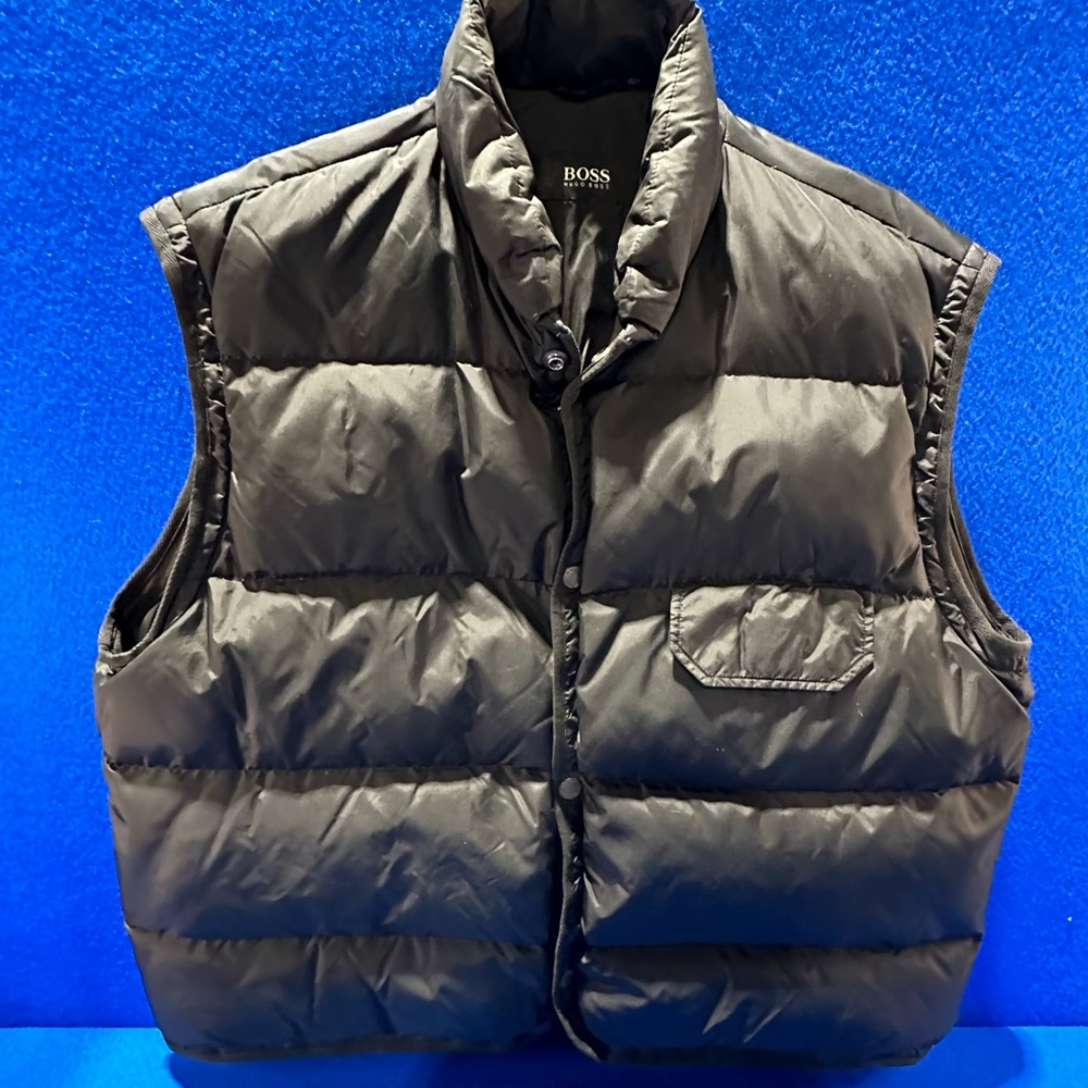Vintage Hugo Boss Goose Down Vest Y2K - Amazing Condition - Mens Large (42)